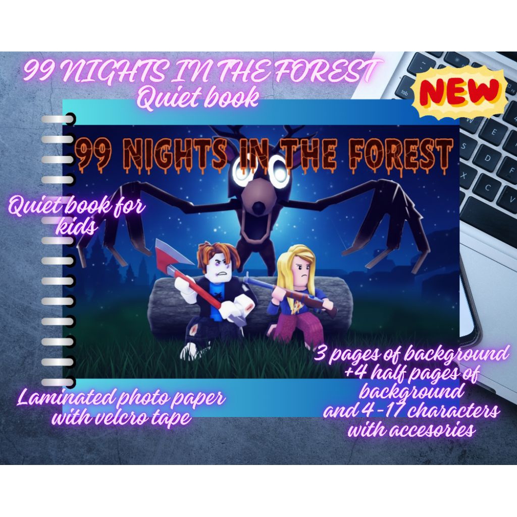 99 nights in the forest QUIET BOOK | Shopee Singapore