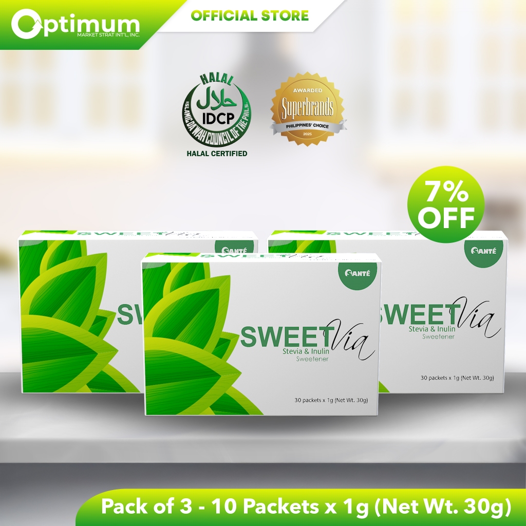 Sweet Via Inulin and Stevia , Stevia Sweetener, Healthy Alternative (30 ...