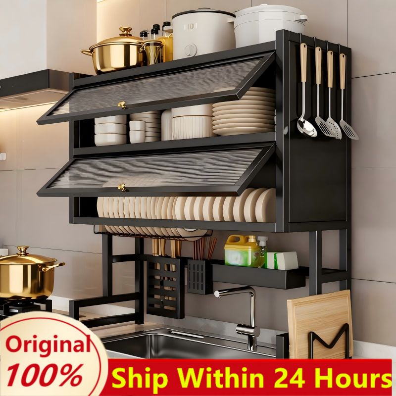 Kitchen Organizer Shelf Dish Organizer Sink Rack Storage Rack Dish Rack ...