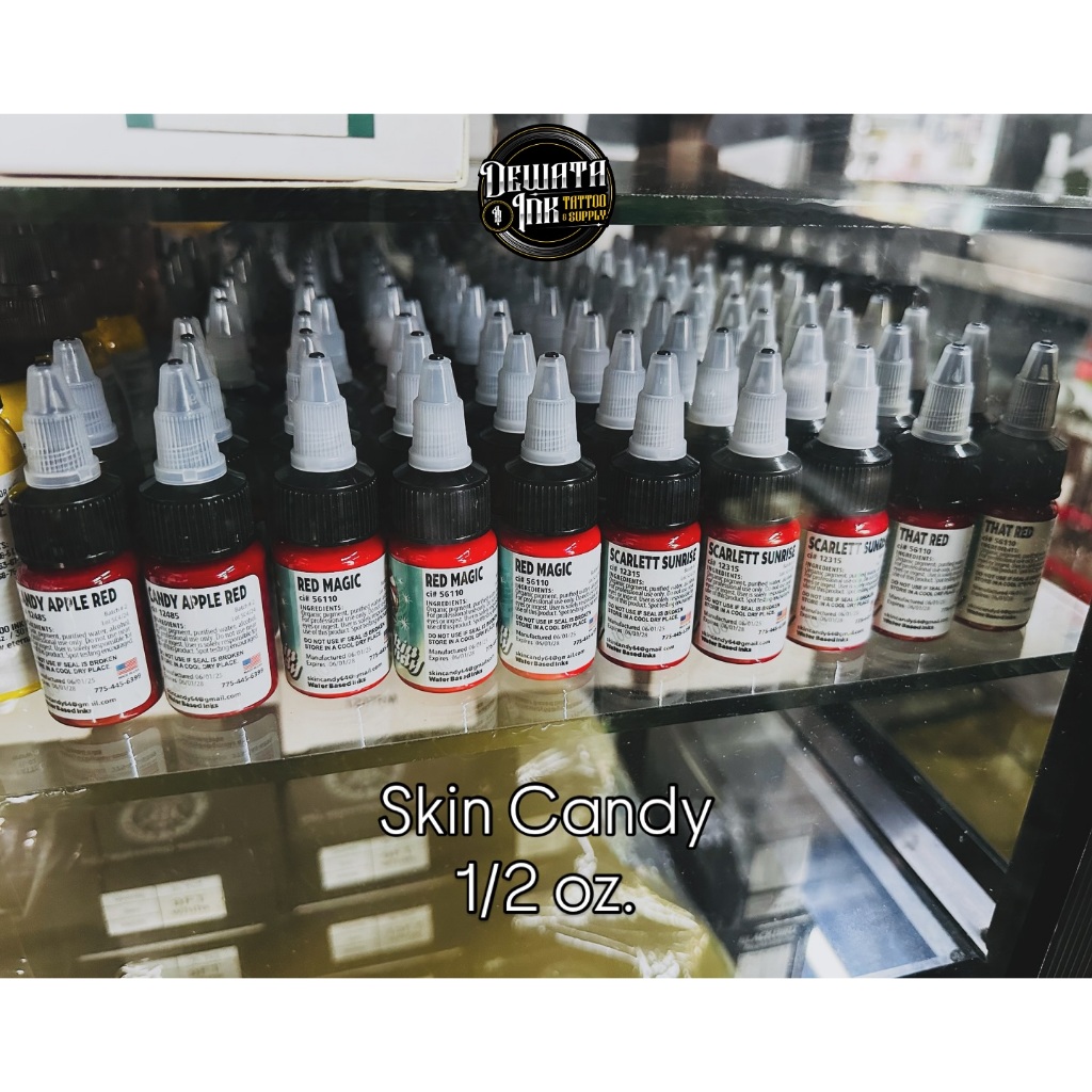 SKIN CANDY INK Colors Tattoo Ink 1/2 (HALF oz.) | DEWATA INK | Shopee ...