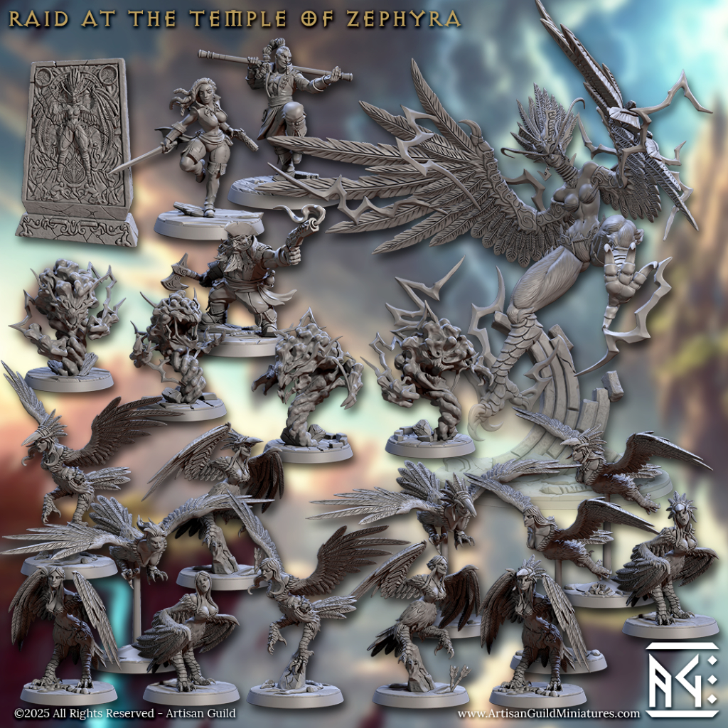 Raid at the Temple of Zephyra - August 2025 by Artisan Guild -Tabletop ...