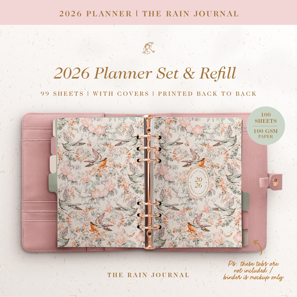 2026 Planner for Ring Binder w/ Monthly Planner, Weekly Planner, Yearly ...