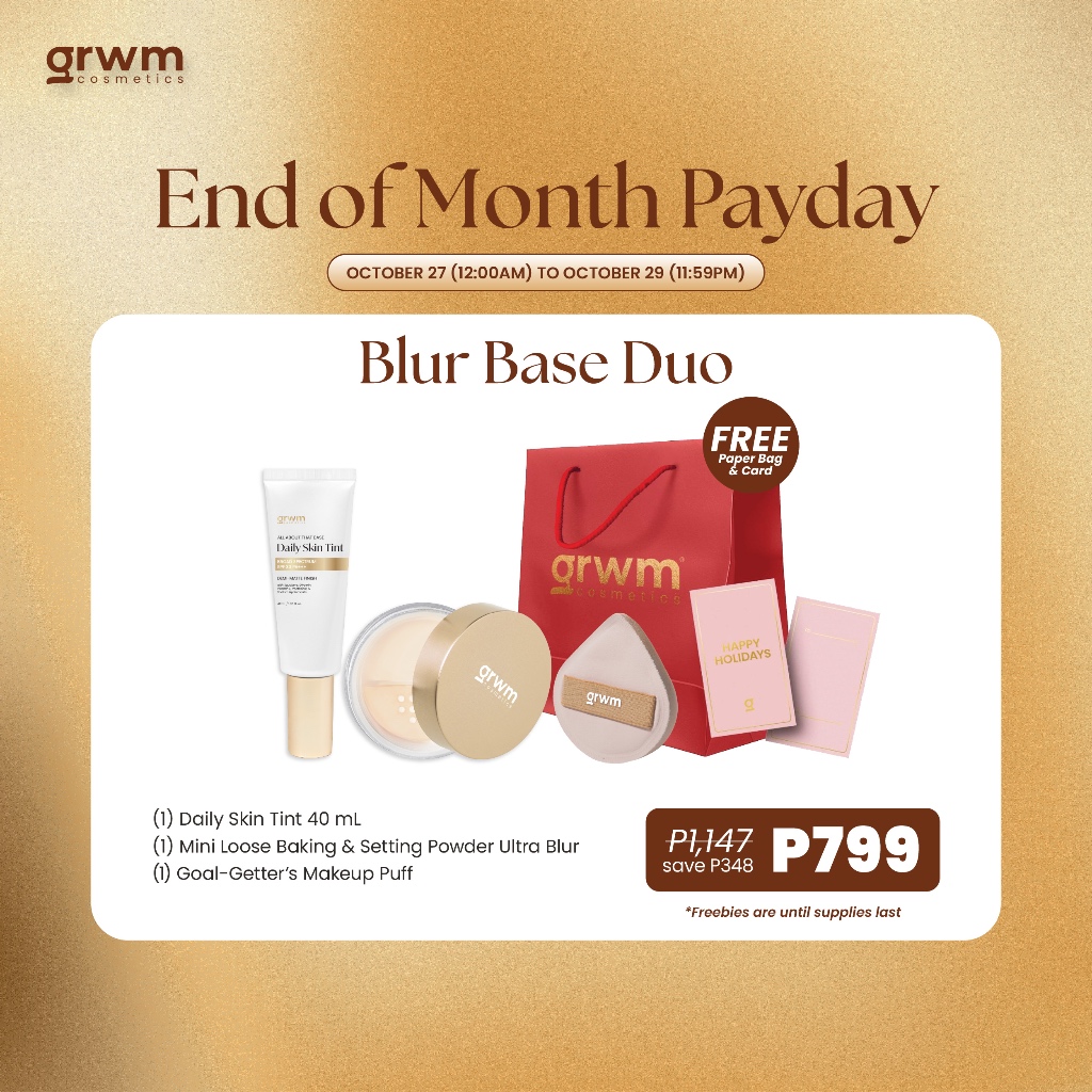 [EOM Bundle] GRWM Cosmetics Blur Base Duo - Daily Skin Tint + Ultra ...
