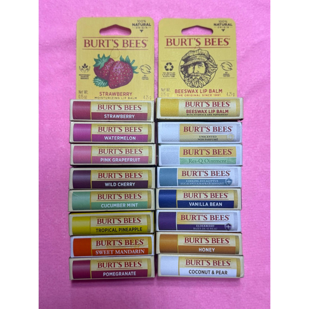 BRANDNEW BURT'S BEES MOISTURIZING LIP BALM | Shopee Singapore