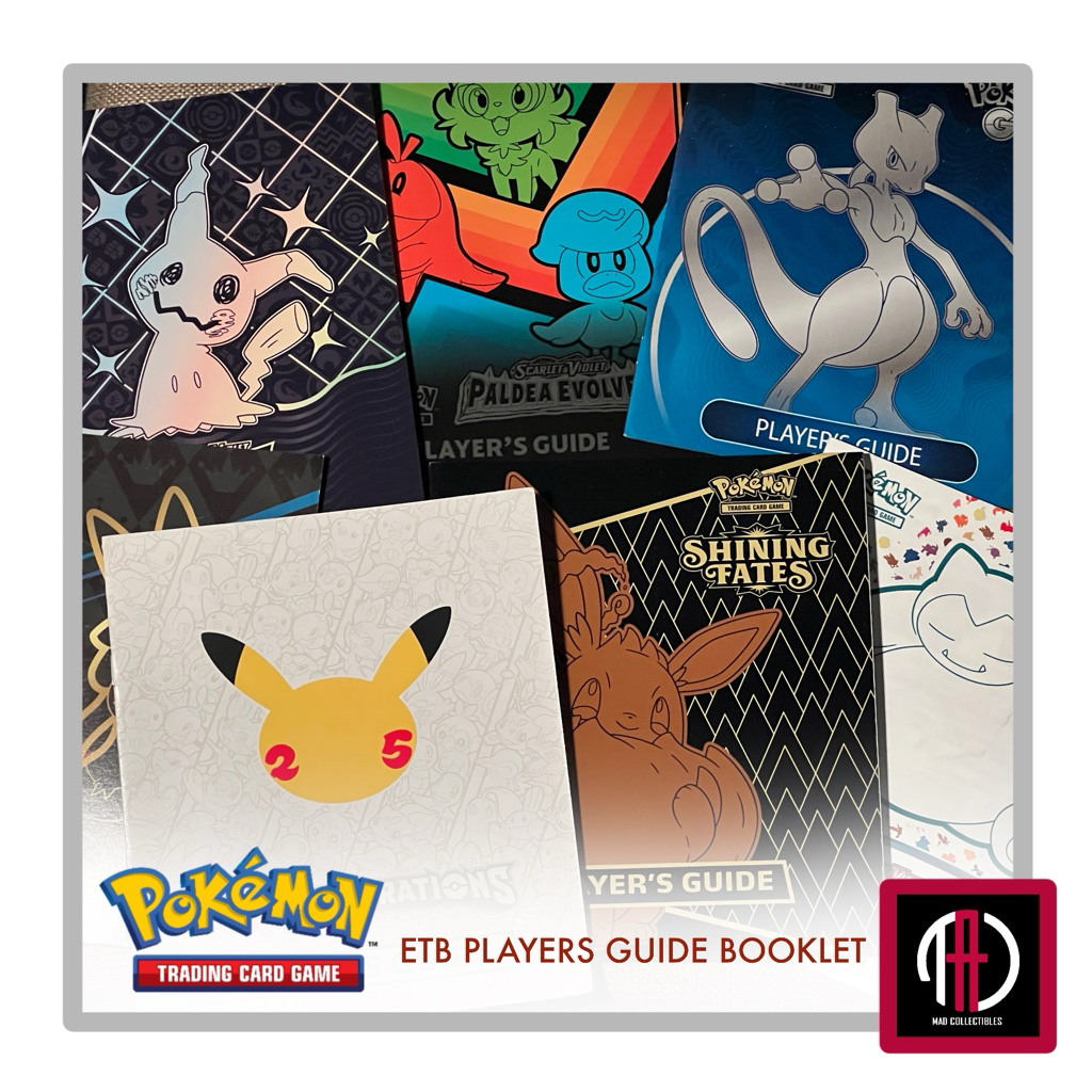 Pokemon TCG Elite Trainer Box Players Guide Booklets 151 Crown Zenith  Champions Celebrations ETB | Shopee Singapore