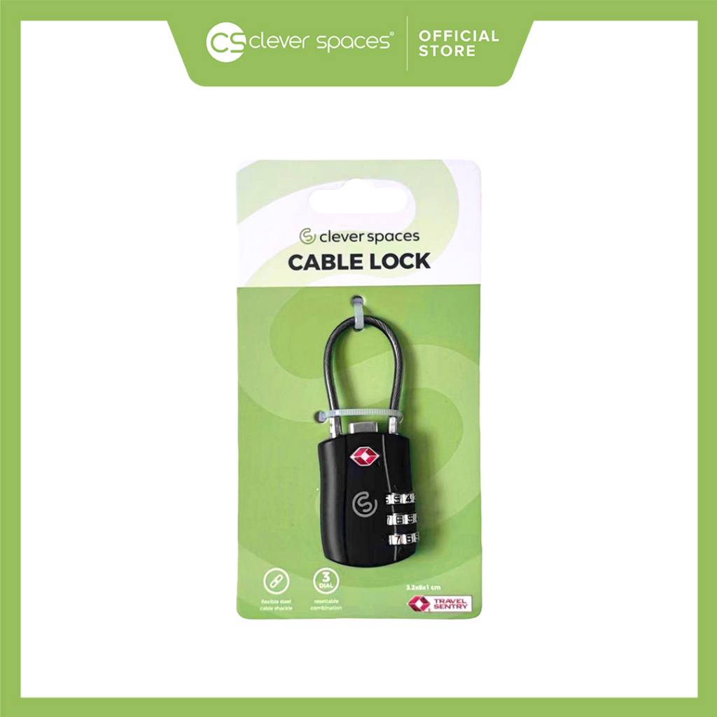 Clever Spaces Cable Lock | Shopee Singapore