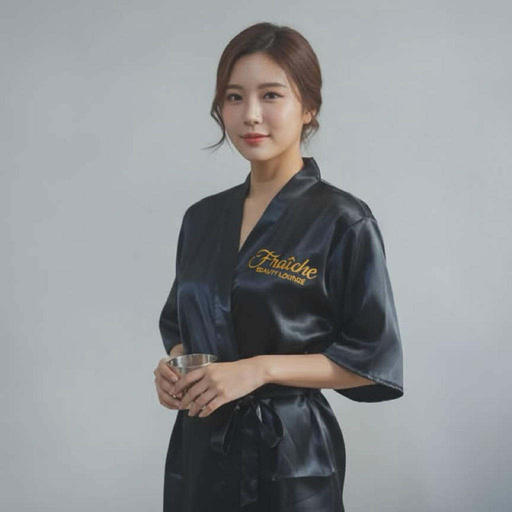 Personalized Satin Bath robe with FREE embroidered Name Spa bath robe ...