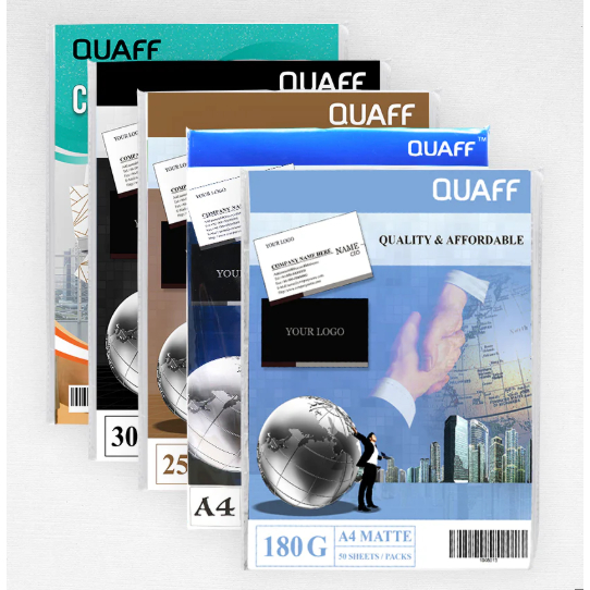 Double Sided WHITE Matte Calling Card Paper A4/50SHEETS-140/160/180/200 ...