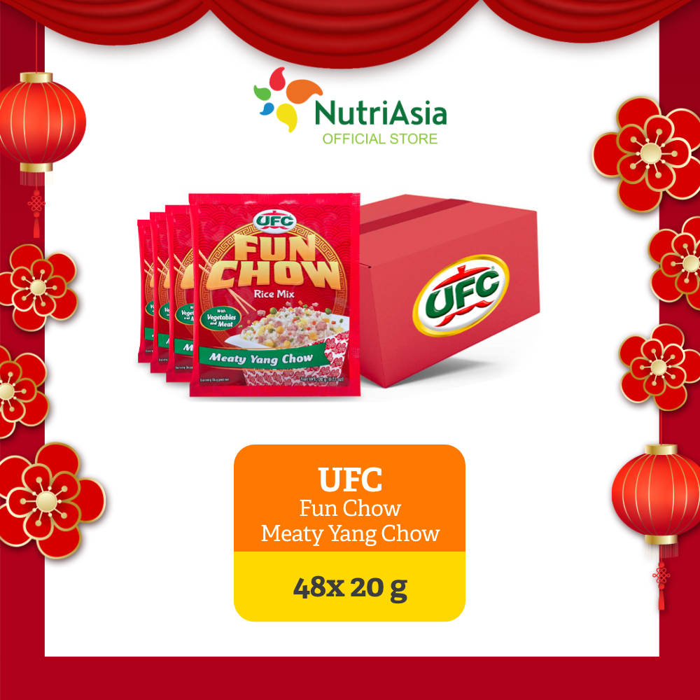 UFC Fun Chow Rice Mix Meaty Yang Chow 20g 1 Case (48pcs) | Shopee Singapore