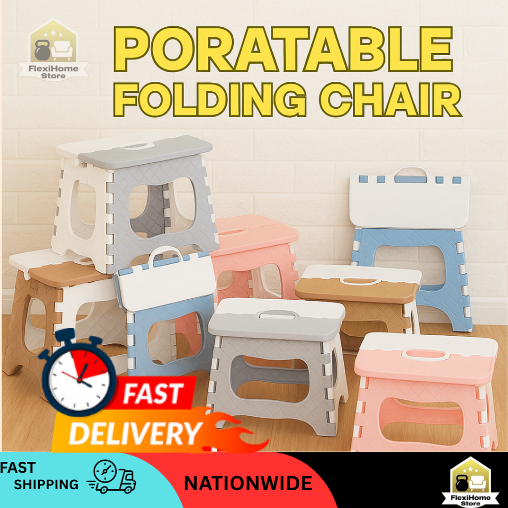Portable Folding Step Stool – For Adults & Kids | Kiddie Stool Seat ...