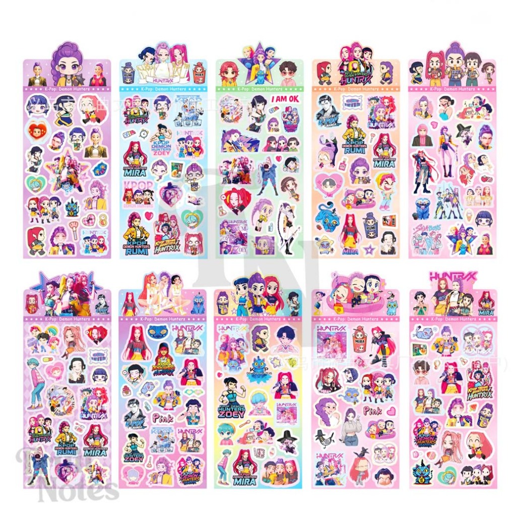 ST180 Kpop Demon Hunters Assorted Sticker Set (1 only) | Shopee Singapore