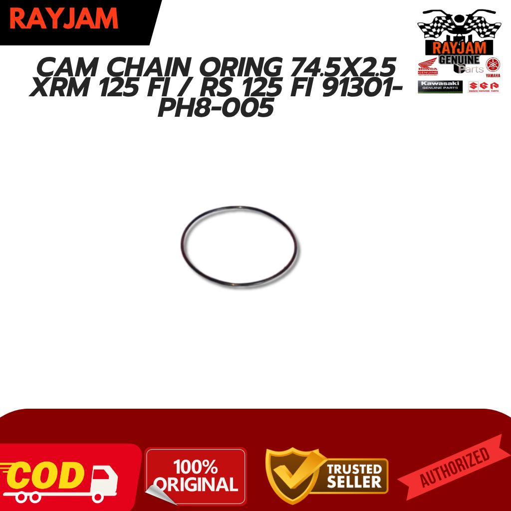 Cam Chain O-Ring 74.5x2.5 for Honda XRM 125 Fi / RS 125 Fi 91301-PH8 ...