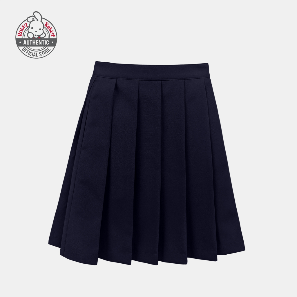 Robby Rabbit Girl Prime Pleats Below Knee Skirt Uniform (Navy Blue ...