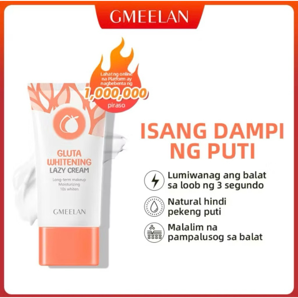 glutathione lazy cream 30g GMEELAN with for Brightening and Even Skin Tone BPC-157 + Thymosin Beta-4 Category_Results RNA Retail Store Taille:5 kilogrammes (11 livres)