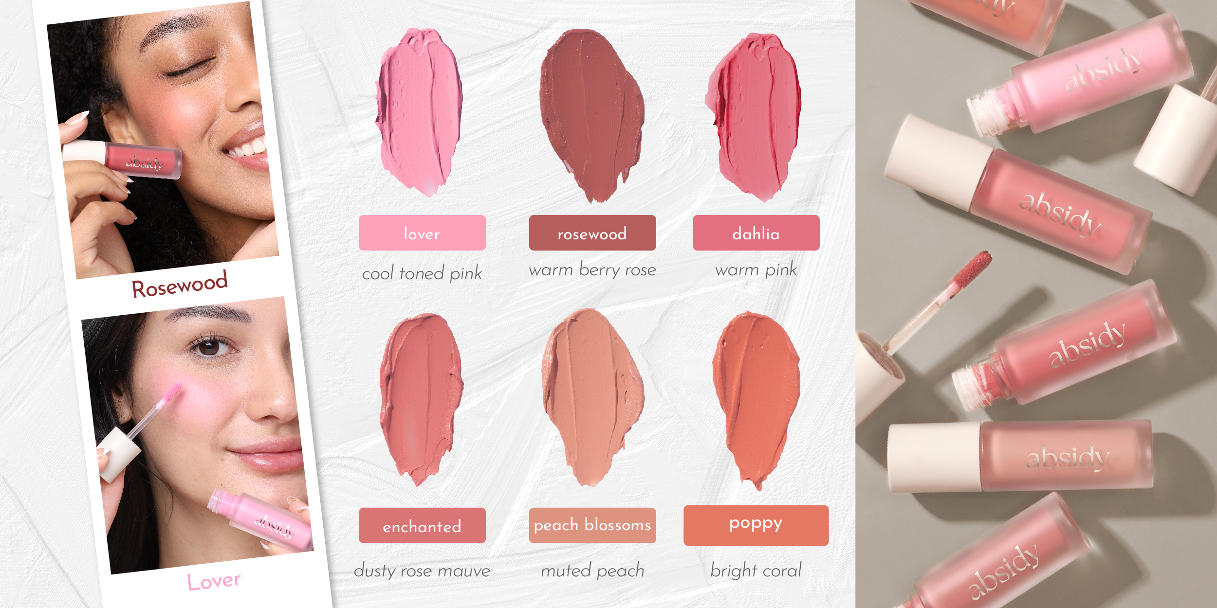 Absidy Soft Cheeks Whipped Serum Blush | Shopee Singapore