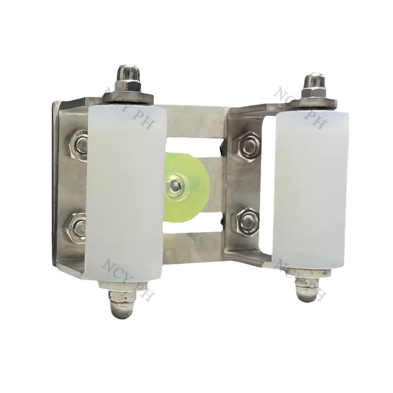stainless Sliding Gate Top Guide Roller set with L bracket | Shopee ...