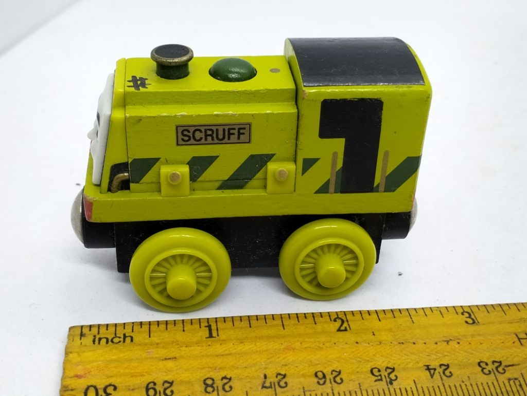 Thomas and Friends WOODEN SCRUFF Toy Train | Shopee Singapore