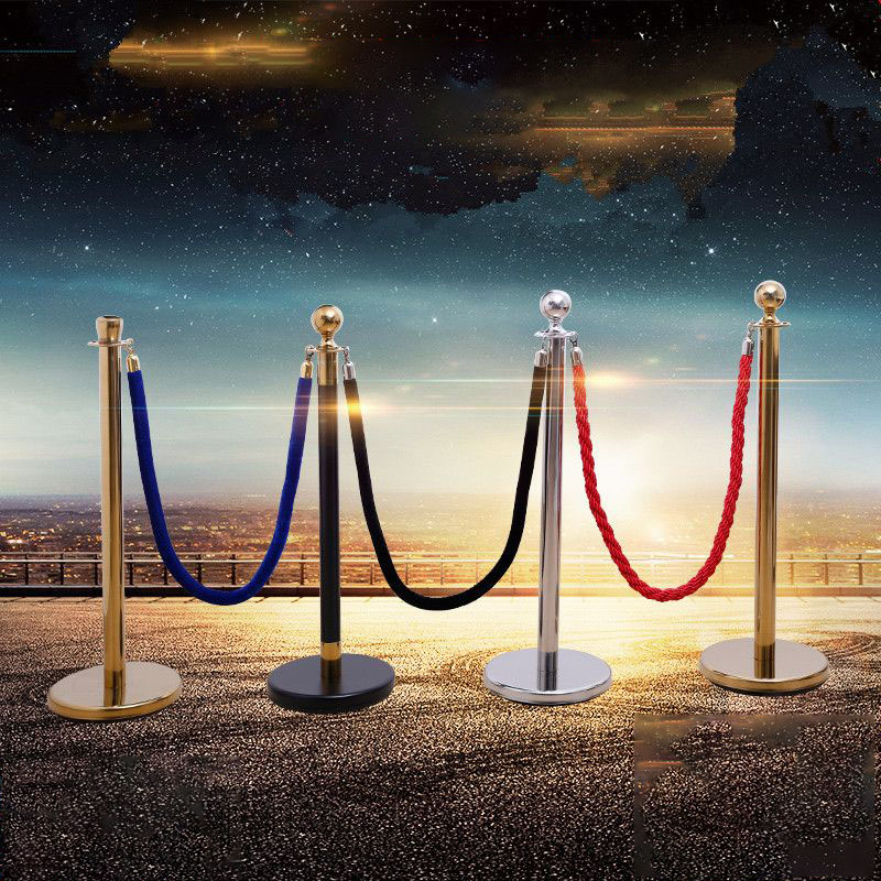 Hotel Supplies Pillar Posts Set Railing Brackets Crowd Control ...