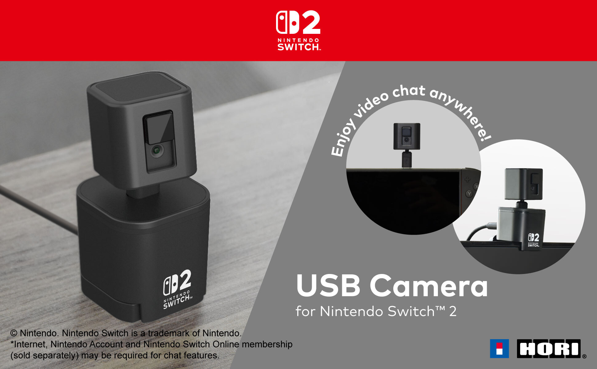Hori USB Camera for Nintendo Switch 2 (NSX023A) Shopee Singapore