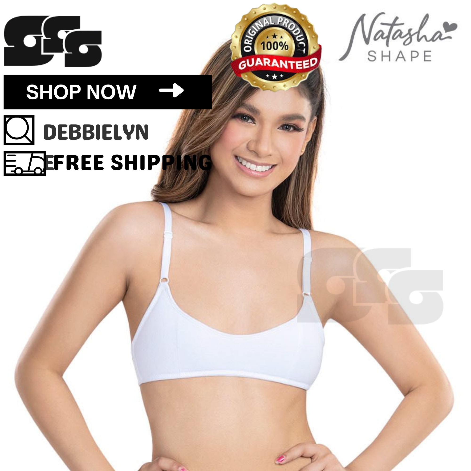 NATASHA SHAPE Debbielyn Teen's Non-Wire Soft Cup Bra – White | Comfy ...