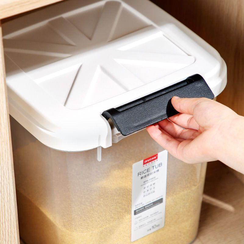 25kg Rice Dispenser 10kg Storage Container Sealed Moisture-proof and ...
