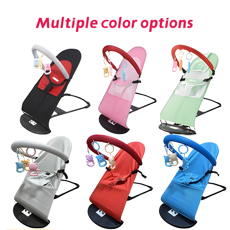 Baby Rocker Chair Foldable Portable Infant Swing Recliner Easy to Clean ...