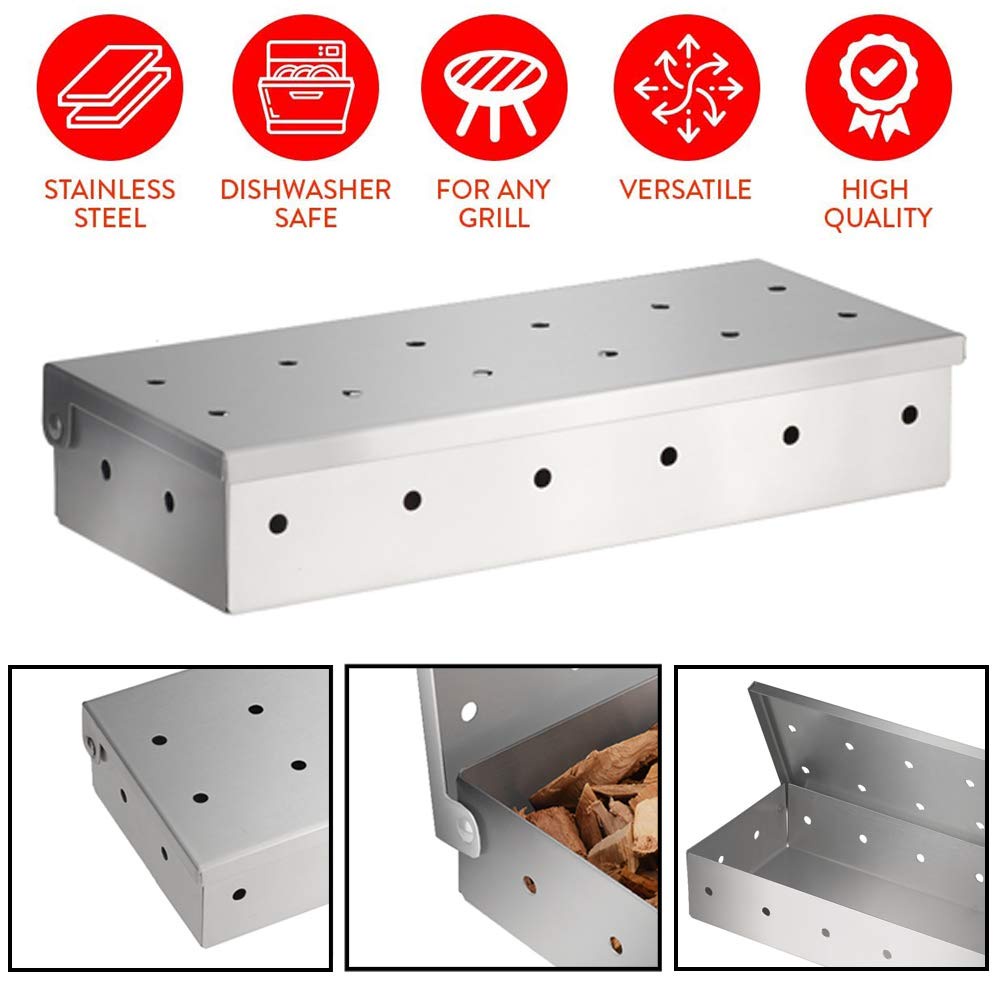 BBQ Smoker Box BBQ Tools BBQ Smoke Generator Smoker Boxes | Shopee ...