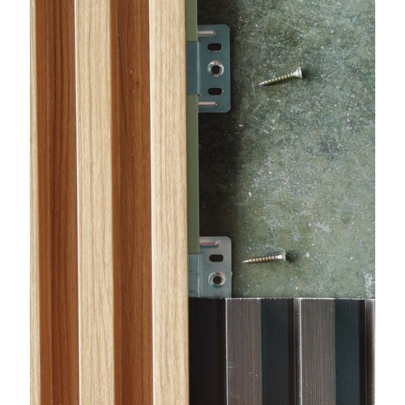 Metal Clip for Wpc wall and ceiling Fluted Preferred cladding clip only ...