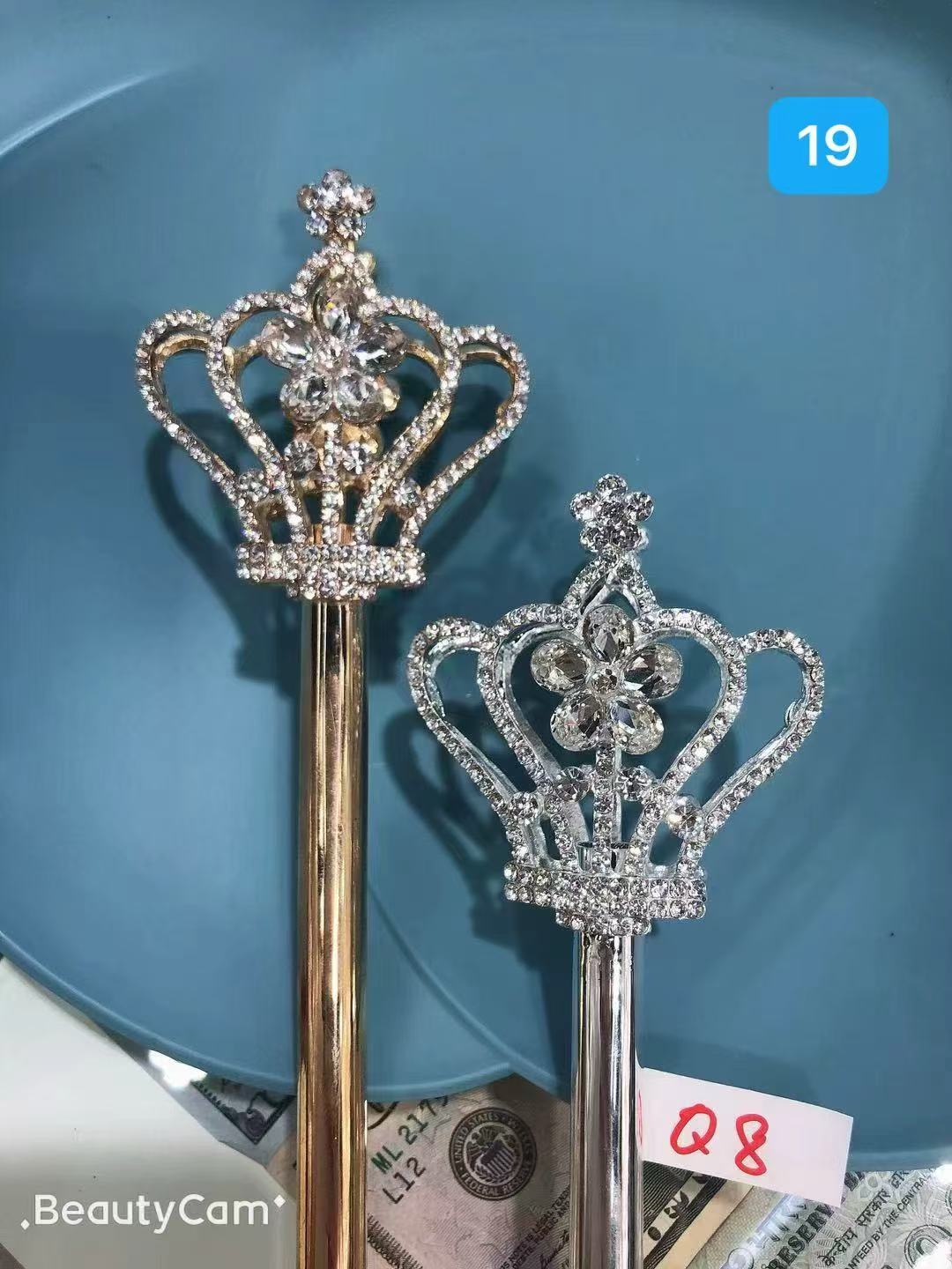 Goddess Athena Scepter Rhinestone Queen Princess King Scepter Fairy ...