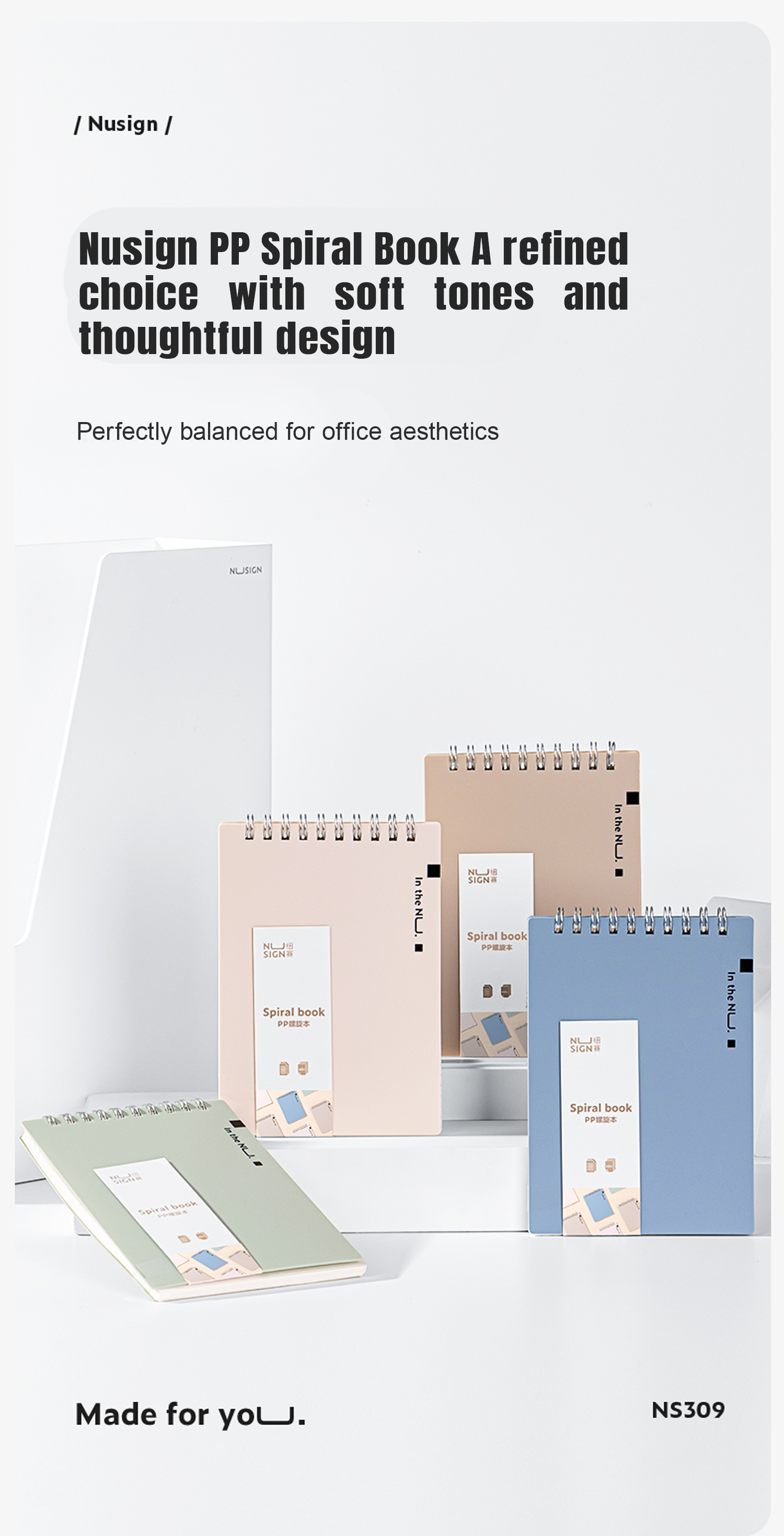 Deli NS309 NuSign A6 Spiral Notebook 60 Sheets [79NS309] | Shopee Singapore