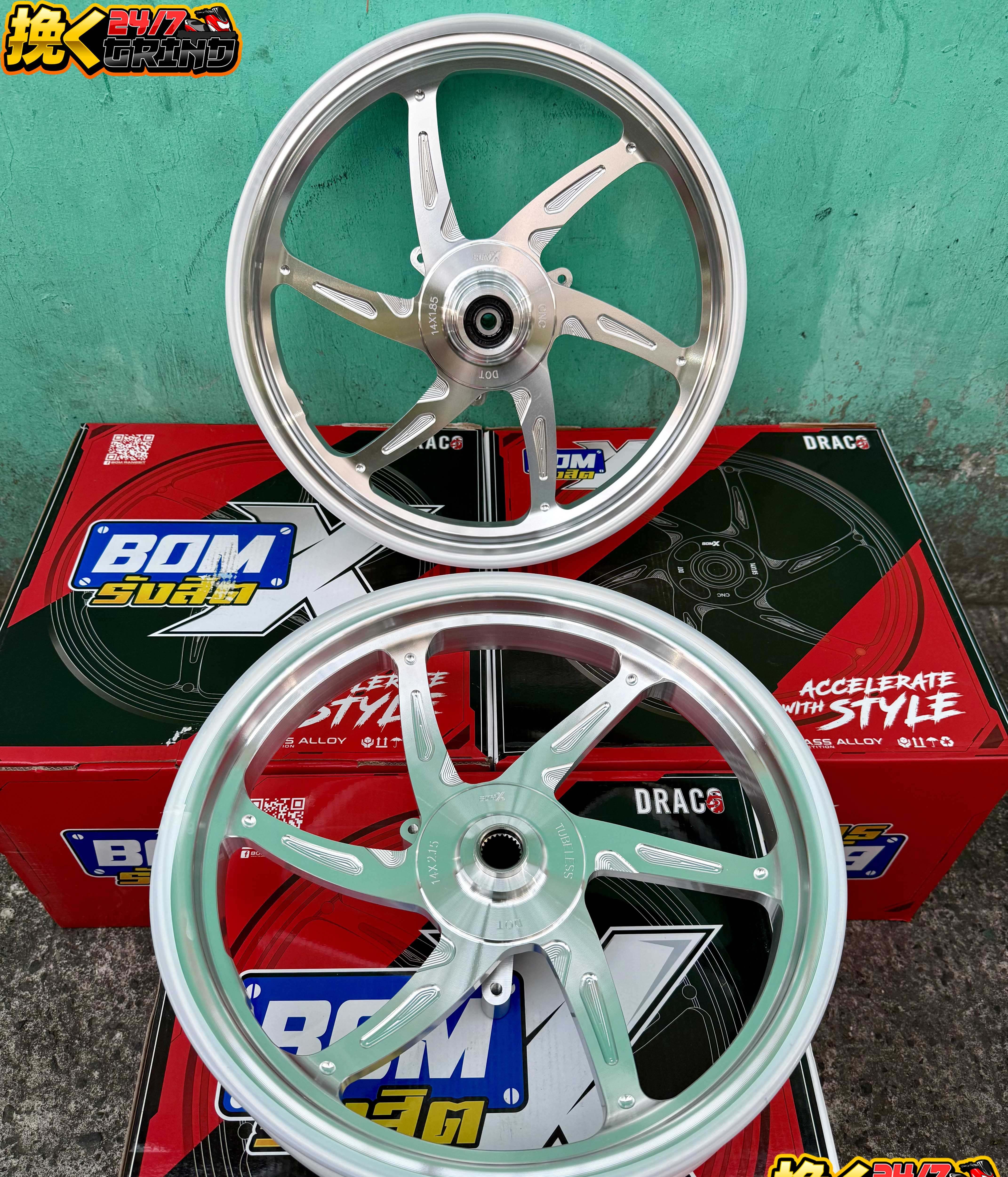 BOM RANGSIT MAGS DRACO For YAMAHA AEROX V1 / AEROX V2 HEAVY DUTY ...