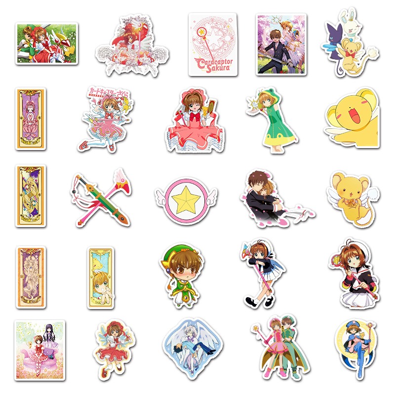 50PCS Cardcaptor Sakura Graffiti Stickers – Product No. L50-8234 ...