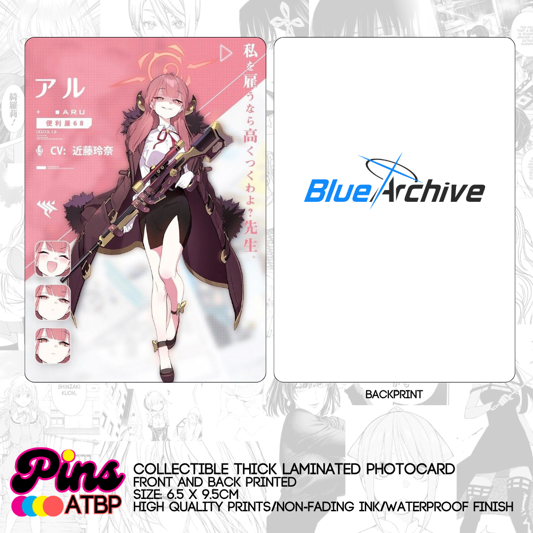 Blue Archive Anime Collectible Photocard Keychain - Pins ATBP | Shopee ...