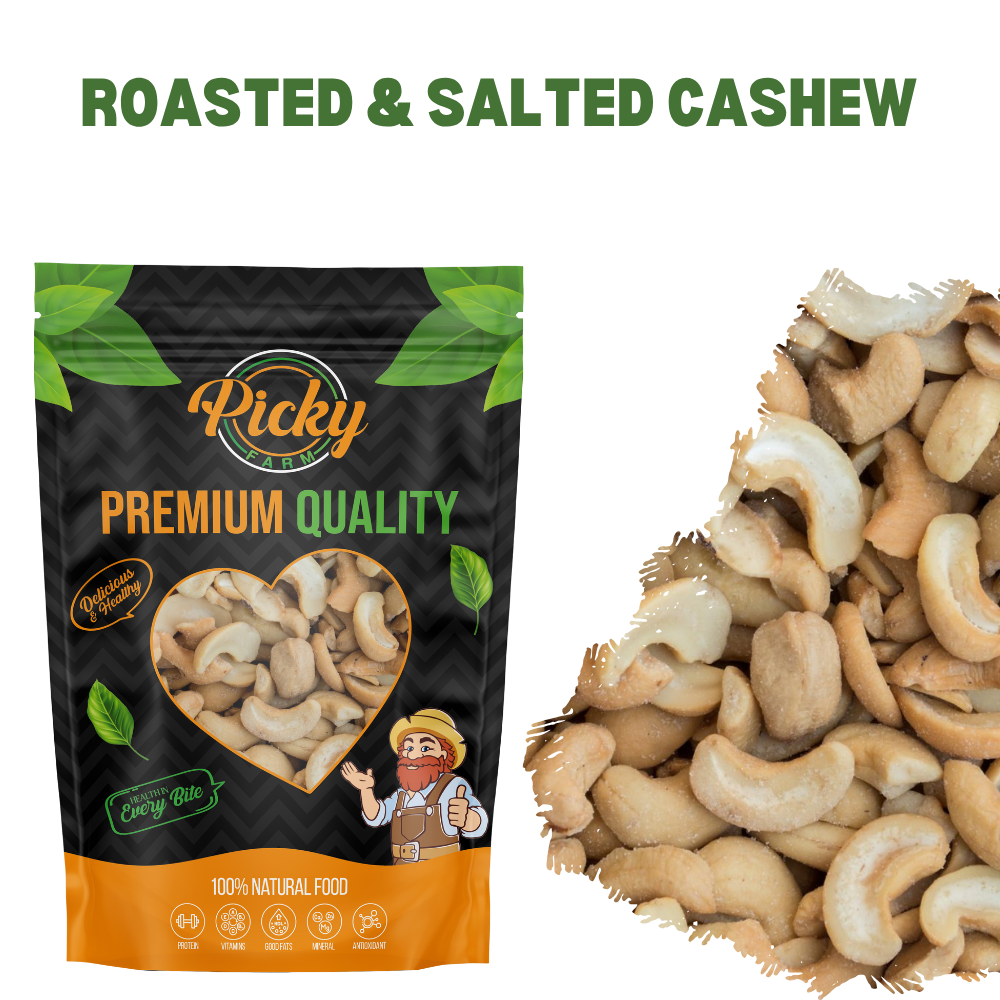 Premium Roasted and Salted Cashew Nuts | Fresh, Crunchy & Lightly ...