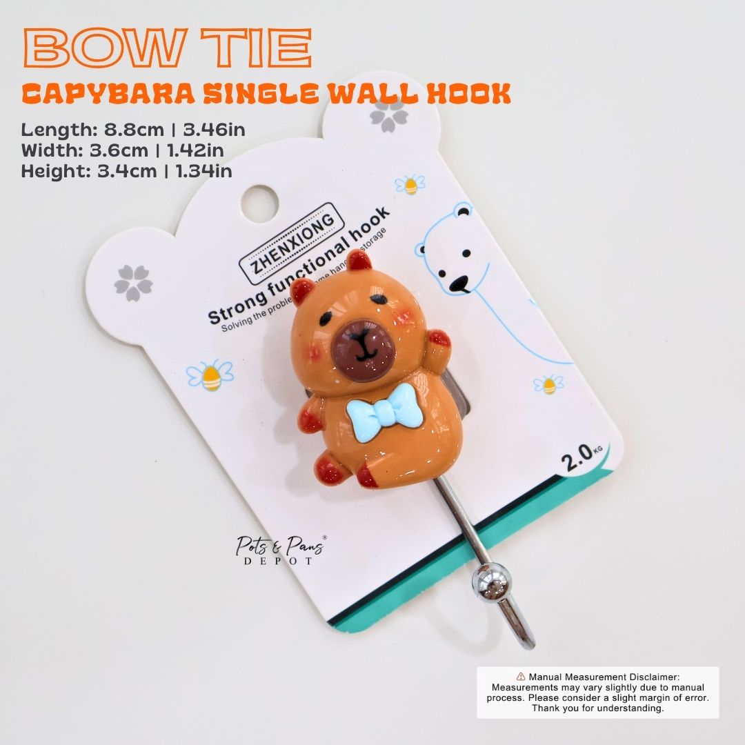 CUTE CAPYBARA SINGLE WALL HOOK HANGER | Shopee Singapore