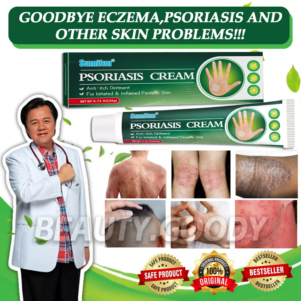 Psoriasis Eczema Cream Antibacterial Anti-itching Herbal Dermatitis ...