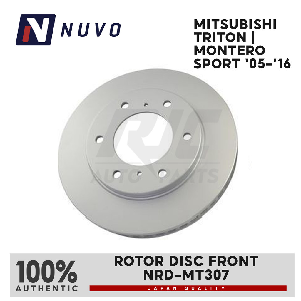 NUVO ROTOR DISC MITSUBISHI TRITON, MONTERO SPORT 2005-2016 FRONT NRD ...