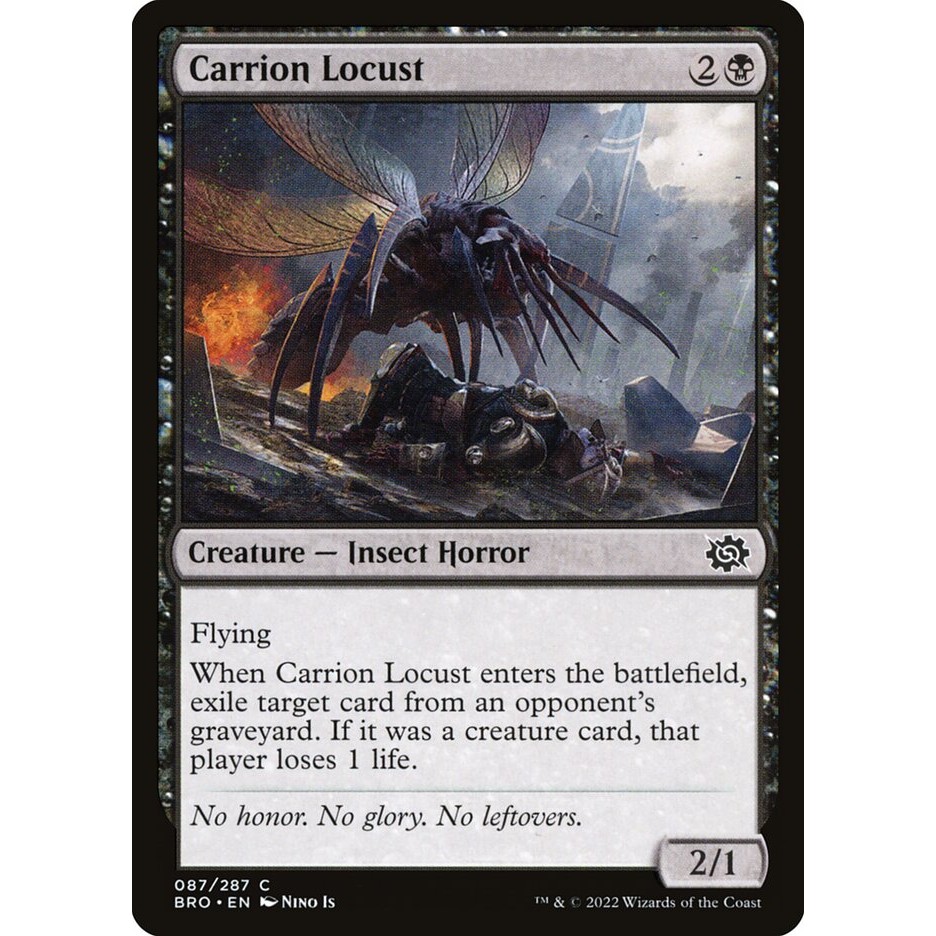 Magic The Gathering Card : Carrion Locust | Shopee Singapore