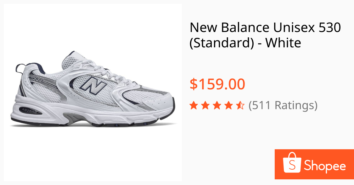 New Balance Unisex 530 (Standard) - White
