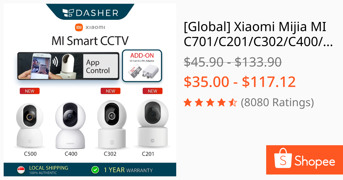 Xiaomi Mijia MI Smart CCTV IP Camera