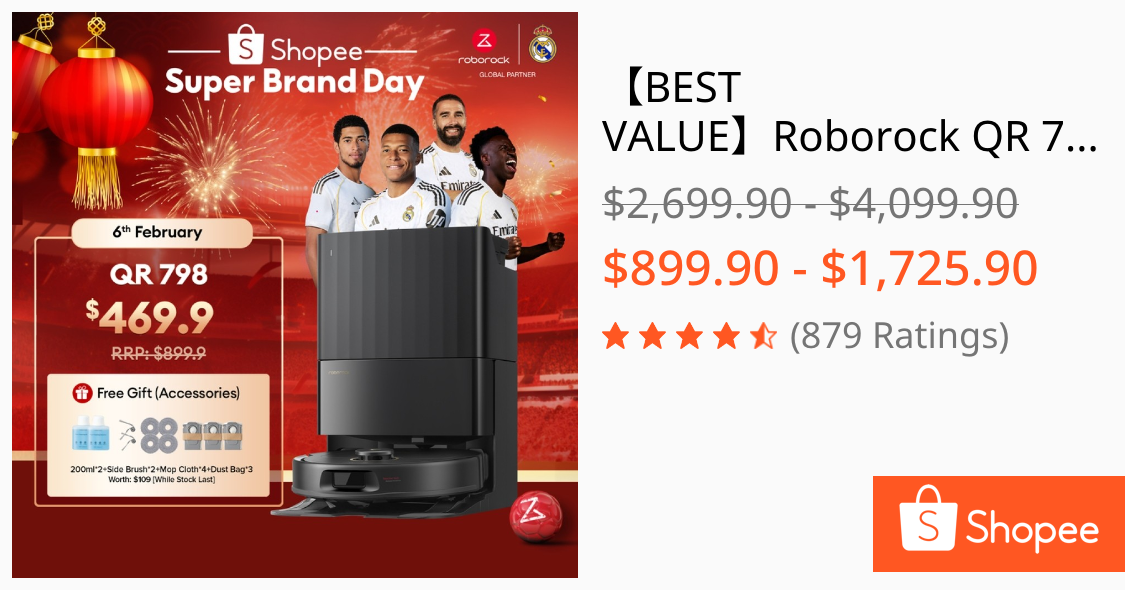 Roborock QR 798/Qrevo C Pro Robot Vacuum