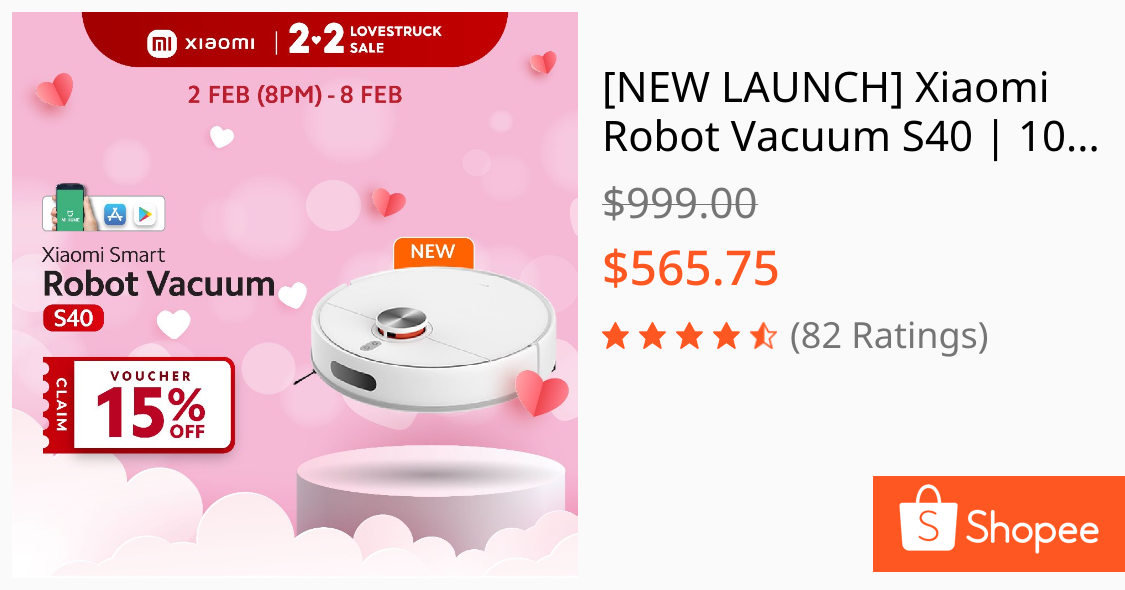 Xiaomi Robot Vacuum S40