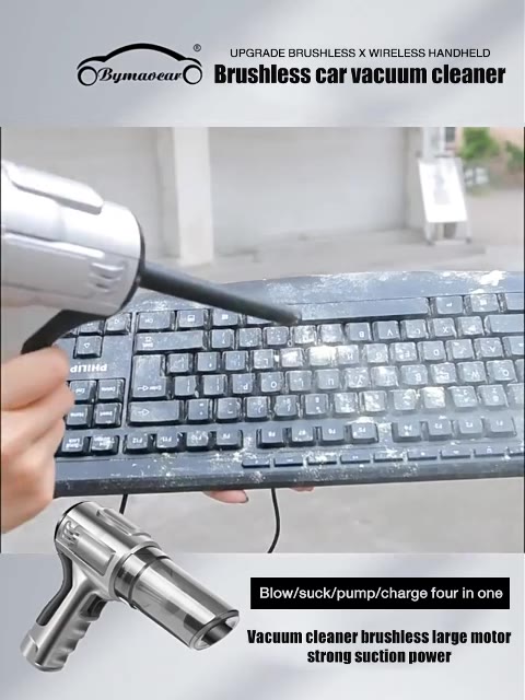Cordless mini portable car vacuum