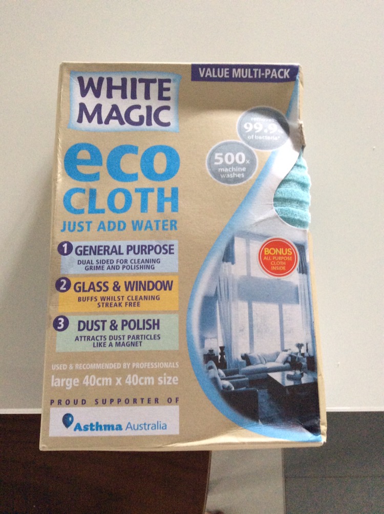 White Magic Microfibre Household Value Pack Eco Cloth - Pack of 3 [General  Purpose , Dust & Polish , Glass & Window , chemical free cleaning