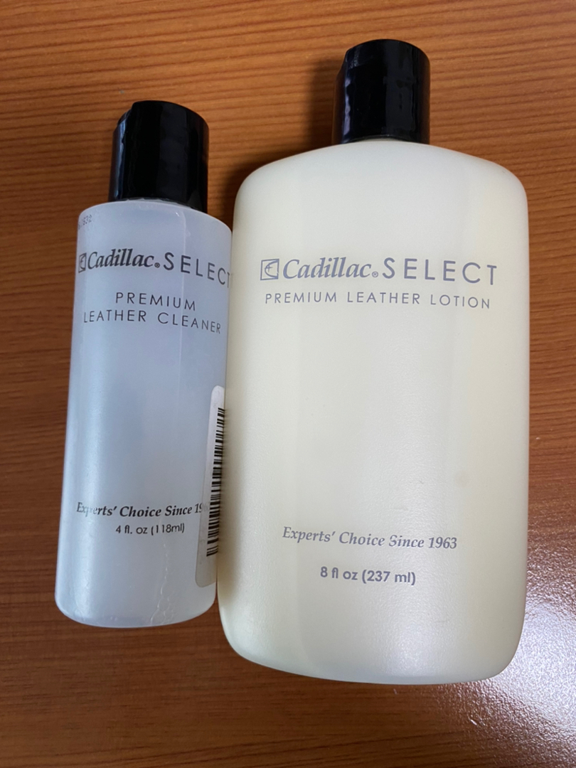 SG]❤️Cadillac Select Premium Leather Lotion 237ml & Cleaner 118ml, lotion  for Chanel LV Hermes bags, Polish & Protect