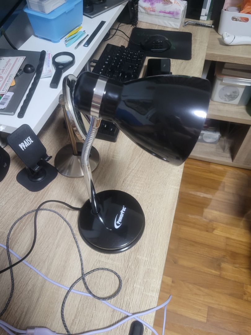 LED Desk Lamp, children learning Table Lamp (PP3007) Black
