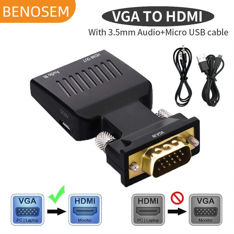 Vga to hdmi monitor adapter sales
