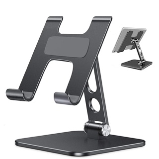 Tablet Stand Desk Adjustable Foldable Aluminum Holder 360 Rotating For Ipad  Pro Air Mini Samsung Xiaomi Huawei Tablet Mount