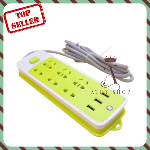 6-hole POWER SOCKET with 3 USB PORTS, long, multi-hole, convenient and ...
