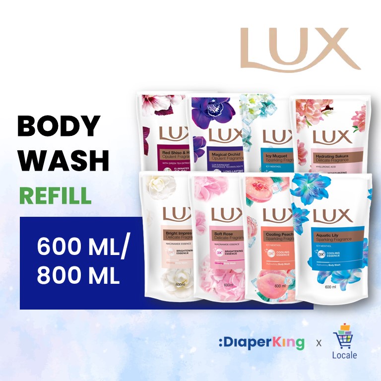Lux Body Wash Refill (800ml Packet) Shopee Singapore